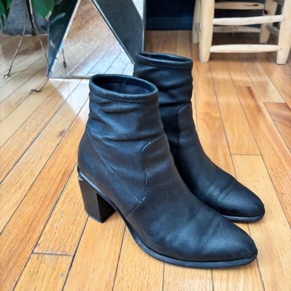 Alexander Wang ANNA BOOTIE WITH RHODIUM - Picture 3 of 10